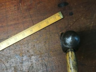 Vintage Brades Ball Pein Hammer 16oz Old Engineering/Blacksmith tools 5