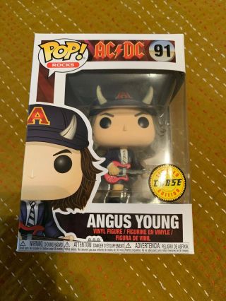 Funko Pop Rocks 91 Angus Young Chase Ac/dc
