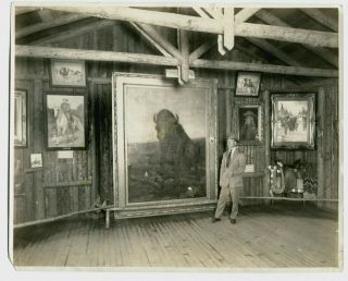 Rare Johnny Baker Cowboy Kid Photograph Inside Buffalo Bill Wild West Museum