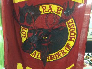 4 - Vintage Loyal Order of Moose Banners 36 