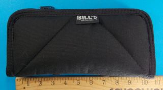 Bills Custom Cases Knife Pouch Black 10 " Padded Rhett Stidham Estate