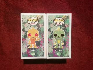 Funko Pop Land of The Lost Sleestak/Enik Fall Convention Exclusive NYCC Set 2017 4