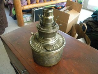 Vintage Bradley And Hubbard (b&h) Center/central Draft Electric Oil Lamp