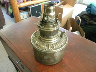 VINTAGE BRADLEY AND HUBBARD (B&H) CENTER/CENTRAL DRAFT ELECTRIC OIL LAMP 2