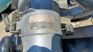 Vintage Craftsman Electric 7 " Circular Saw,  1 - 3/4 Hp,  315.  27782