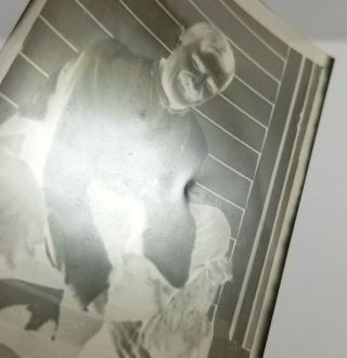 Vintage Photo Negative Film Man Holding A Chicken 4