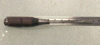 Vintage Plomb 9706 Wood Handled Screwdriver 3/8 " Flat Tip Proto Style