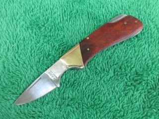 Vintage Kershaw Oregon 2110 Folding Knife Single Blade Kai Japan Lockback