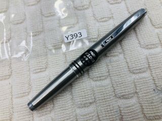 Y393 Pilot Fountain Pen Silver St.  Steel M