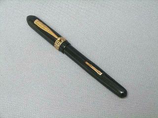 67.  Vintage 4 7/8 " Drexel Fountain Pen With Duraplate 14k Gold - Plate Nib