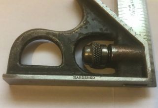 VINTAGE BROWN AND SHARPE 4” COMBINATION SQUARE PAT.  MARCH 10,  1925 4