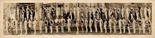 1926 Atlantic City Bathing Beauties Vintage Panoramic Photograph 33 " Long