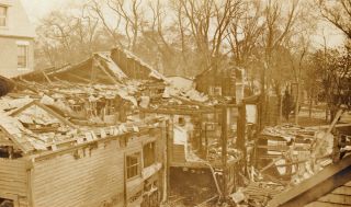 Brandon,  Vt Rppc Aftermath Of The Devastating 1922 Fire 6