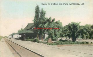 Ca,  Lordsburg,  California,  Santa Fe Railroad Depot,  Woods Pub No H - C 11