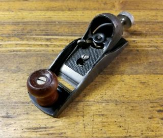 Vintage Millers Falls Low Angle Block Plane ☆ Antique Woodworking Tools ∆usa