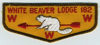 White Beaver Lodge 182 Flap F2b