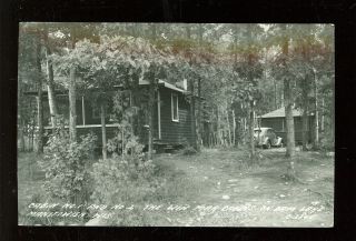 The Win Mar Cabins On Dam Lake,  Manitowish,  Wisconsin - Real Photo (mmiscwis17