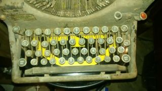 Vintage Underwood Number No.  5 Antique Typewriter early 1900s 2