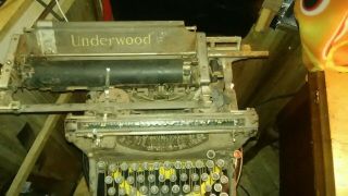 Vintage Underwood Number No.  5 Antique Typewriter early 1900s 3