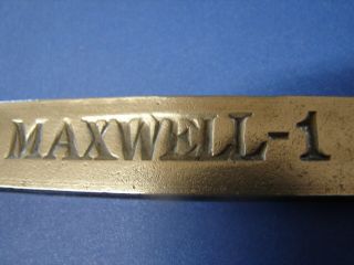 Maxwell - 1 Open end Wrench Vintage 7/16  x 1/2  S/H IN USA 3