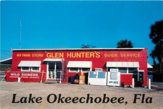 Glen Hunters Rv Park And Store Lake Okeechobee Florida Fl Postcard