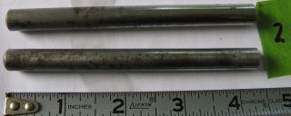 Vintage Stanley No.  45 No.  55 Short Rod Pair 2 Users 4 3/8 " Long 3/8 " Diameter