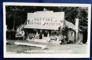 1950s Vintage Rppc Postcard Kalispell,  Montana Huffine 