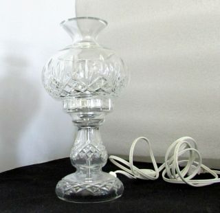 Waterford Crystal Lismore 2 Piece Electric Hurricane Table Lamp (s)