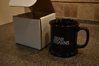 Bear Stearns Logo Wall St.  Memorabilia - Set Of Four Coffee Mugs,