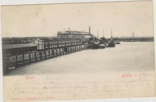 T) Postcard Braila Romania Circulated To Italy 1901 A