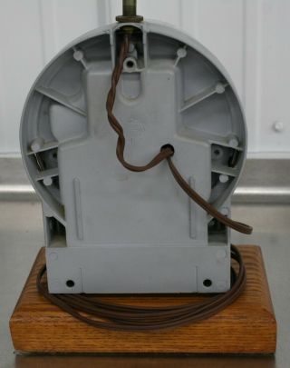 Vintage SANGAMO Electric Power Meter Table Lamp Steampunk Mancave Electrician 6
