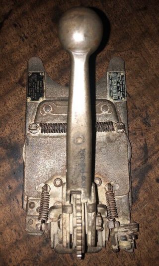 Antique GERRARD STEEL STRAPPING TOOL Made USA Chicago TA - 53581 3