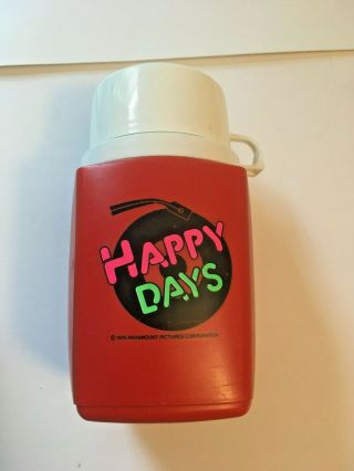 Vintage 1976 King - Seeley Happy Days Thermos For Metal Lunch Box