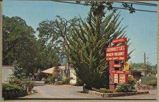 Clearlake Highlands,  Ca Vintage Postcard Trombetta 