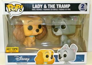 Funko Pop Disney Lady And The Tramp 2 - Pack Hot Topic Exclusive