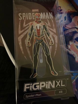 Figpin Xl Spider - Man X8 Eccc 2019 Limited Edition 500 2019 Marvel Exclusive Pin
