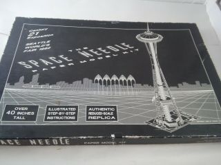Rare Paper Model Kit Of Seattle 