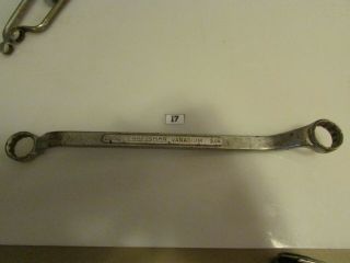 Vintage Craftsman Vanadium Underline 25/32 " X 3/4 " Double Box End Offset Wrench