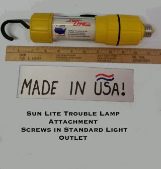 Sun Lite (top Brand) Trouble Lamp Attachment - Screws In Standard Light Outlet