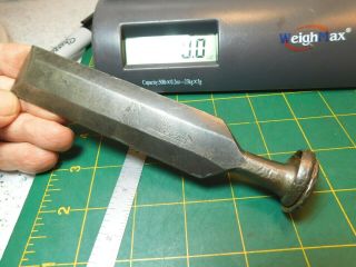 Vintage 6.  5 " Sargent Tools " - V - B - M - " 1 1/4 " Beveled Edge Socket Chisel