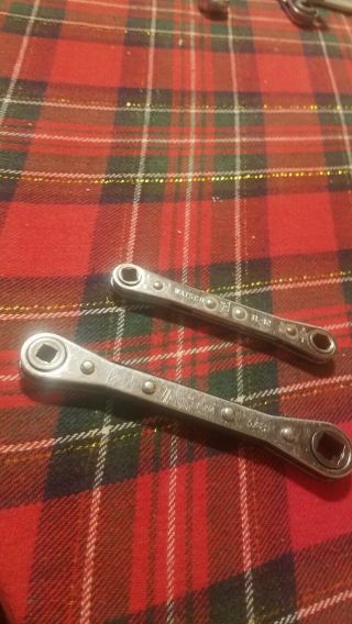 2 (two) Vintage Hvac Ac Wrenches.  1.  Watsco Tl - 12.  2.  Vaco 80264.