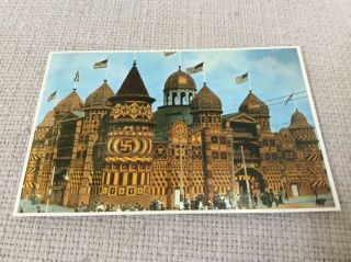 1907 Corn Palace Mitchell,  South Dakota Postcard 1980 