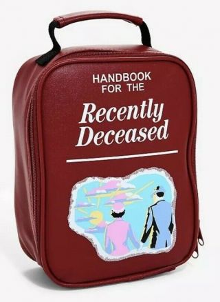Beetlejuice Handbook For The Recently Deceased Insulated Lunch Bag Box