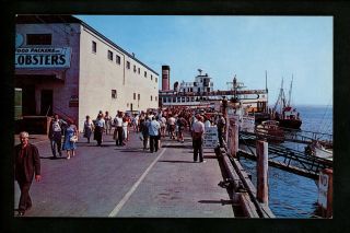 Ship Postcard Ferry Provincetown,  Cape Cod,  Massachusetts Ma Boston