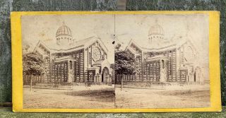 Anthony Stereoview Card No 4119 Rev Dr Bellow’s Church Fourth Avenue York