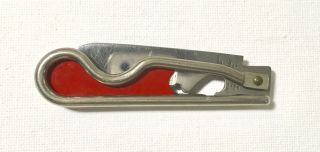 Vintage Geo Schrade Knife Co Red Wire Jack Pocket Knife Pat 1 - 27 - 42