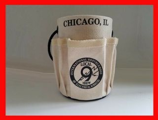 Ibew Chicago Miniature Tool Bucket Pen Cell Phone Holder For Your Desk Workbench