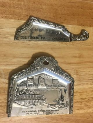 Vintage Souvenir Crumb Catcher/berthoud Pass,  Colorado Us.  Ornate Mountain And Fo