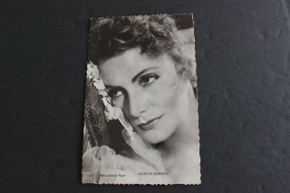 Rppc Hollywood Actress Greta Garbo - Metro Goldwyn - Vintage Real Photo Postcard