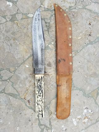 Pic Bowie Knife Solingen,  Germany With Sheath